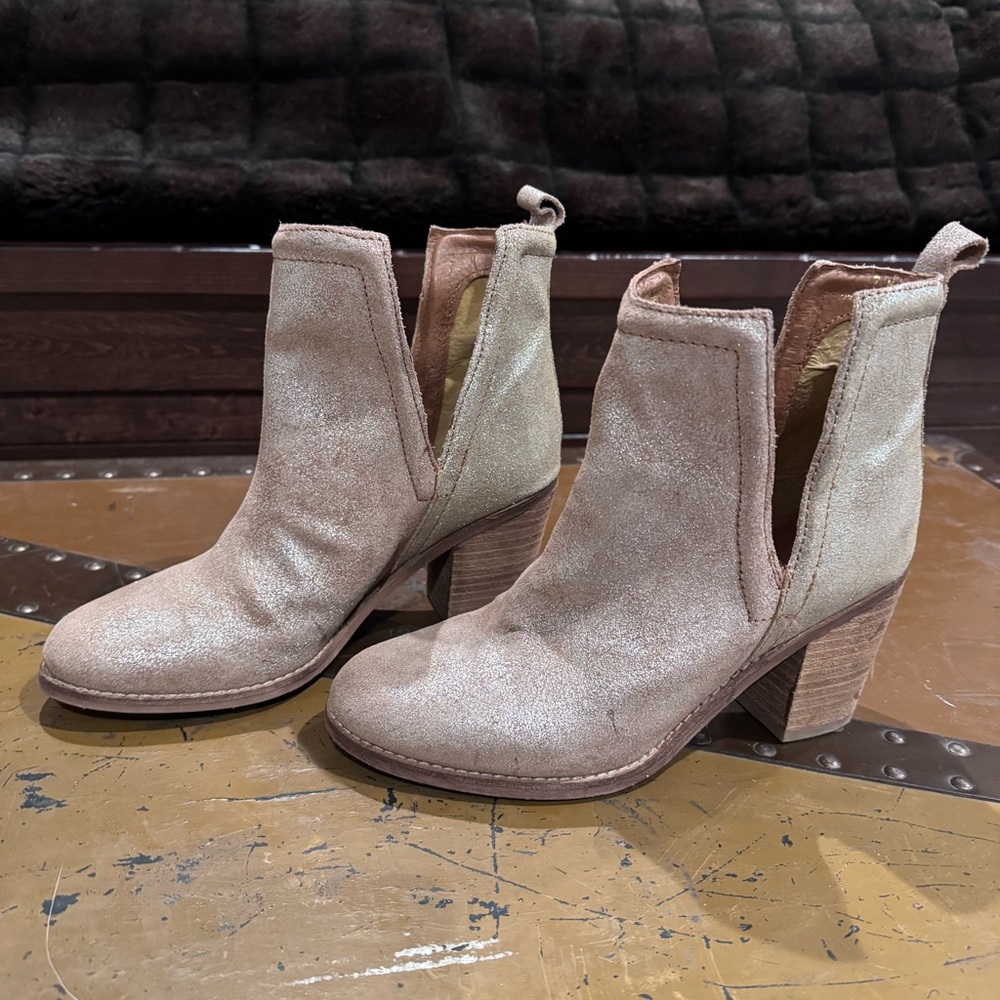 Diba.True Tan Leather Ankle Boots S7